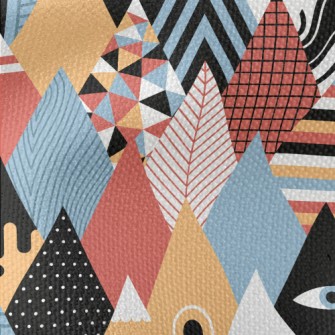 Weird Abstract Graphics Waterproof Canvas