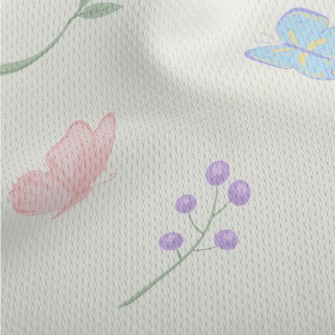 Bright And Beautiful Flowers Athletic Mesh Flat Back