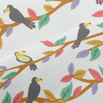 A Flock Of Cute Toucans Performance Linen