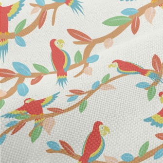 Beautiful And Cute Parrots Performance Linen