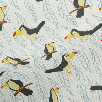 Cute And Dull Toucan Performance Linen