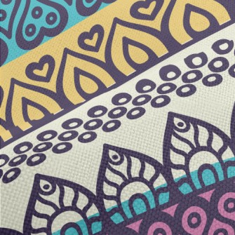 Rich And Colorful Texture Grap Performance Linen