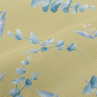 Hand Painted Watercolor Flower Performance Linen