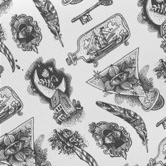 Weird And Serious Strange Patt Twill