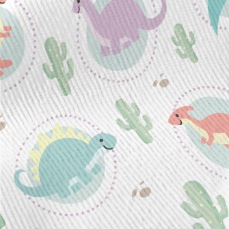 Cute And Lovely Dinosaur World Standard Corduroy
