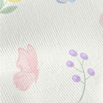 Bright And Beautiful Flowers Standard Corduroy