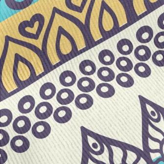 Rich And Colorful Texture Grap Standard Corduroy