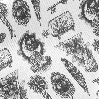 Weird And Serious Strange Patt Standard Corduroy