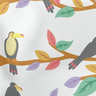 A Flock Of Cute Toucans Stretch Ponte