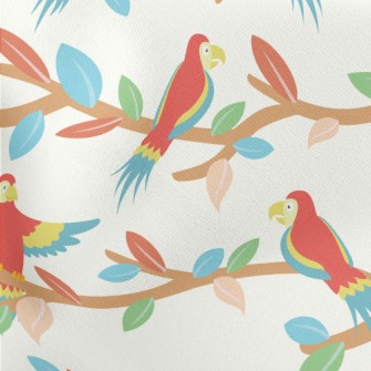 Beautiful And Cute Parrots Stretch Ponte