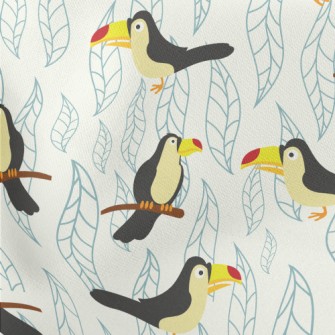 Cute And Dull Toucan Stretch Ponte