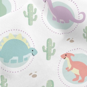 Cute And Lovely Dinosaur World Micro Fleece