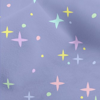 Simple Colorful Stars Micro Fleece