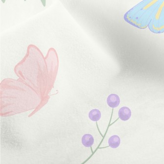 Bright And Beautiful Flowers Micro Fleece