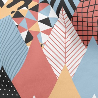 Weird Abstract Graphics Micro Fleece