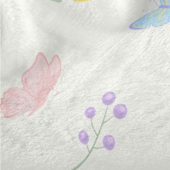 Bright And Beautiful Flowers Minky