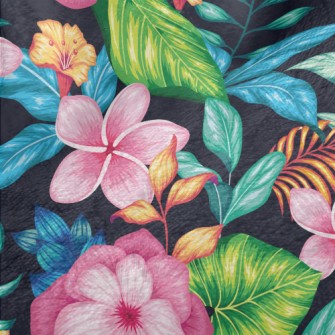 Gorgeous Flowers And Plants Minky