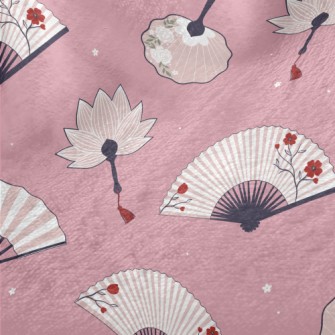 Ancient Style Beautiful Fan Minky