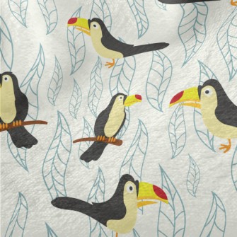 Cute And Dull Toucan Minky