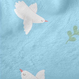 Dove Symbolizing Peace Minky