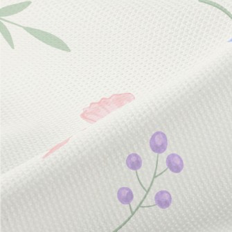 Bright And Beautiful Flowers Piqué