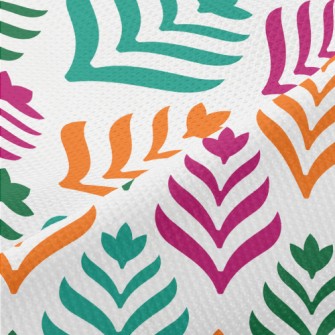 Colorful Geometric Pattern Piqué