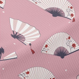 Ancient Style Beautiful Fan Piqué