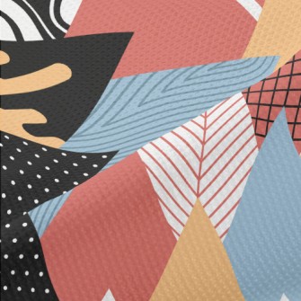 Weird Abstract Graphics Piqué