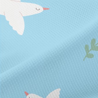 Dove Symbolizing Peace Piqué