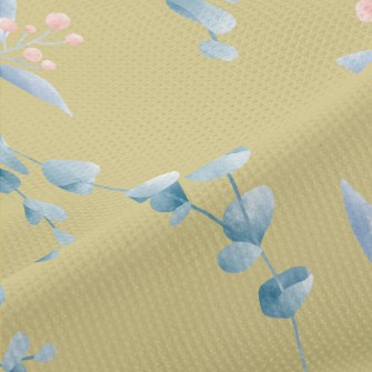 Hand Painted Watercolor Flower Piqué