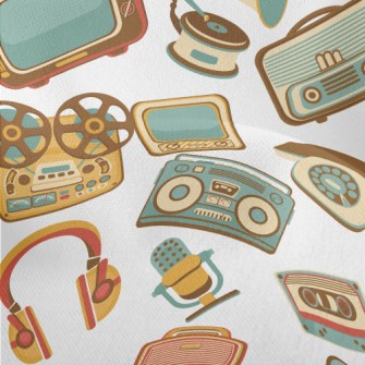 Retro Electronic Equipment Lightweight Performance Linen