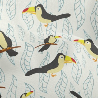Cute And Dull Toucan Lightweight Performance Linen