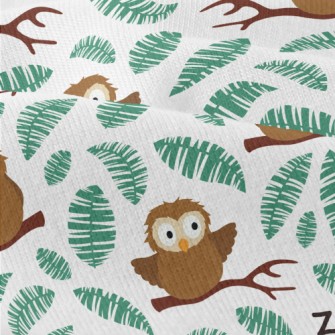 Cute And Clumsy Owls Modern Jersey