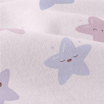 Cute And Bouncy Pink Stars Modern Jersey