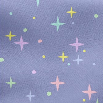 Simple Colorful Stars Jersey Backed Fleece