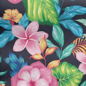 Gorgeous Flowers And Plants Jersey Backed Fleece