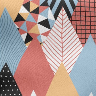 Weird Abstract Graphics Jersey Backed Fleece