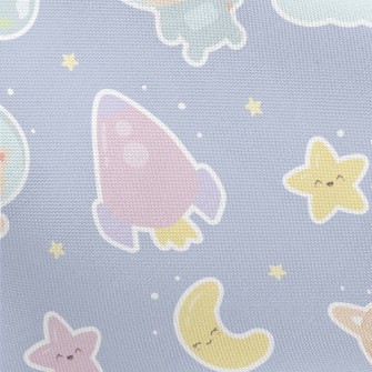 Cat Floating In The Universe Pongee