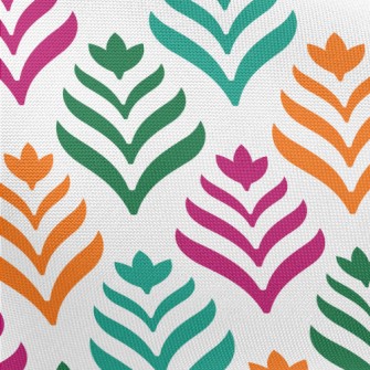 Colorful Geometric Pattern Pongee