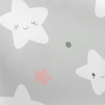Cute And Warm Stars Pongee