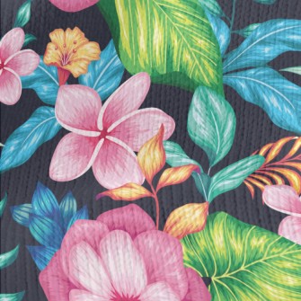 Gorgeous Flowers And Plants Stretch Jersey