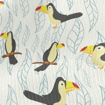 Cute And Dull Toucan Stretch Jersey