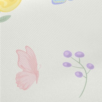 Bright And Beautiful Flowers Midweight Cotton Poplin