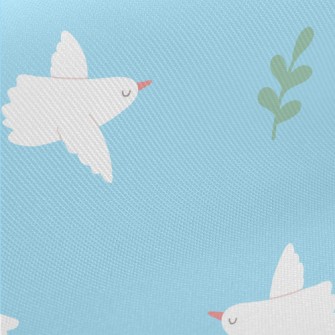Dove Symbolizing Peace Midweight Cotton Poplin