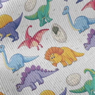 Colorful Dinosaur World Standard Corduroy