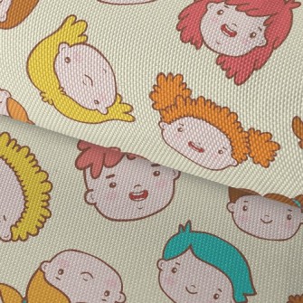 Big-headed Innocent Child Waterproof Oxford
