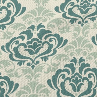 Elegant And Nostalgic Flower C Birdseye Piqué