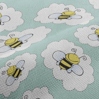 Hardworking Bees In The Clouds Performance Linen