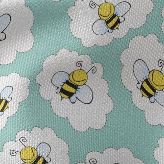 Hardworking Bees In The Clouds Waterproof Canvas