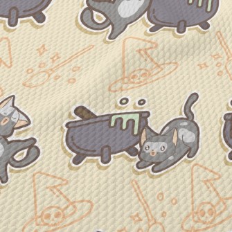 Magic Kitten Witch Birdseye Piqué